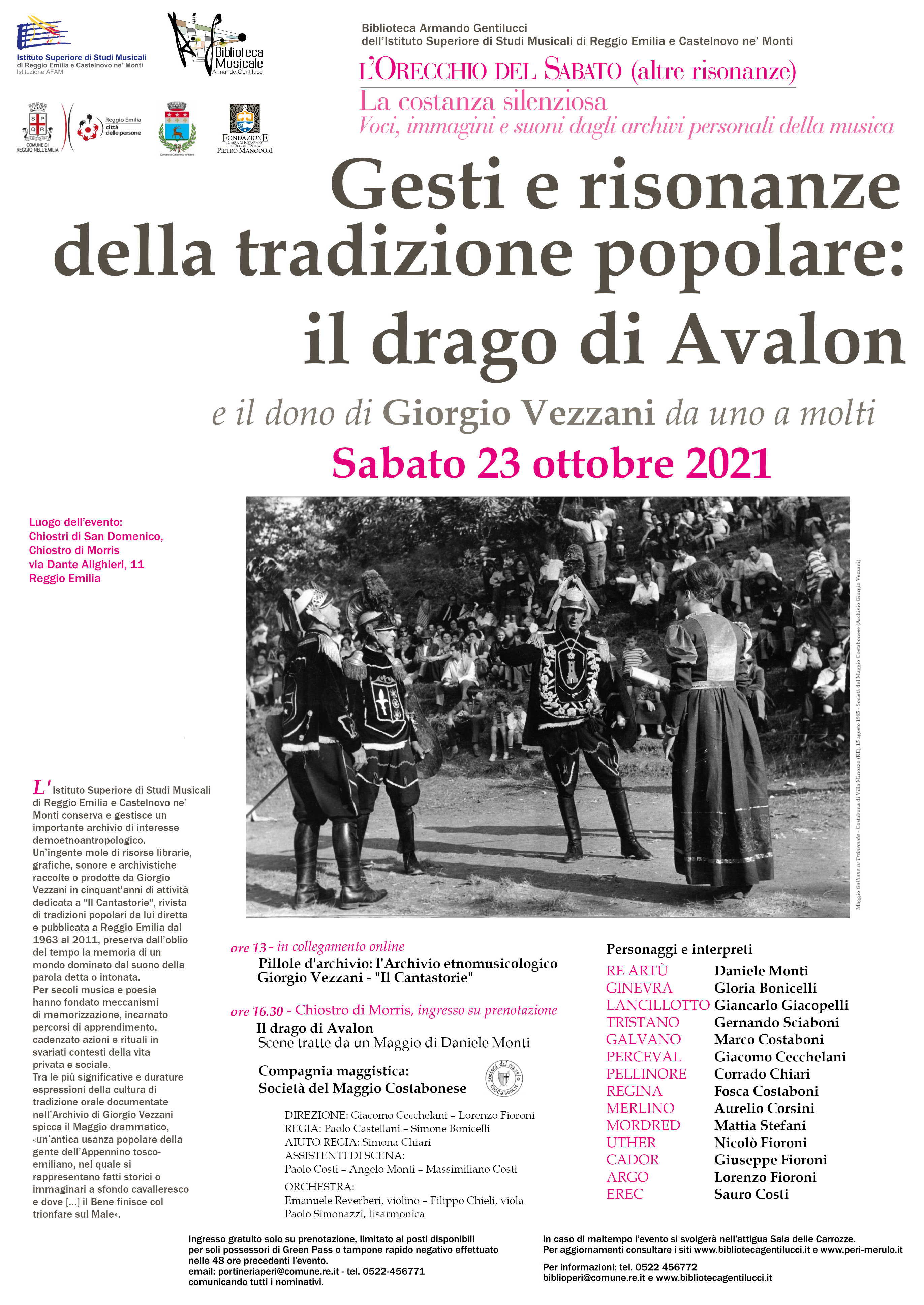 Gesti e risonanze della tradizione popolare