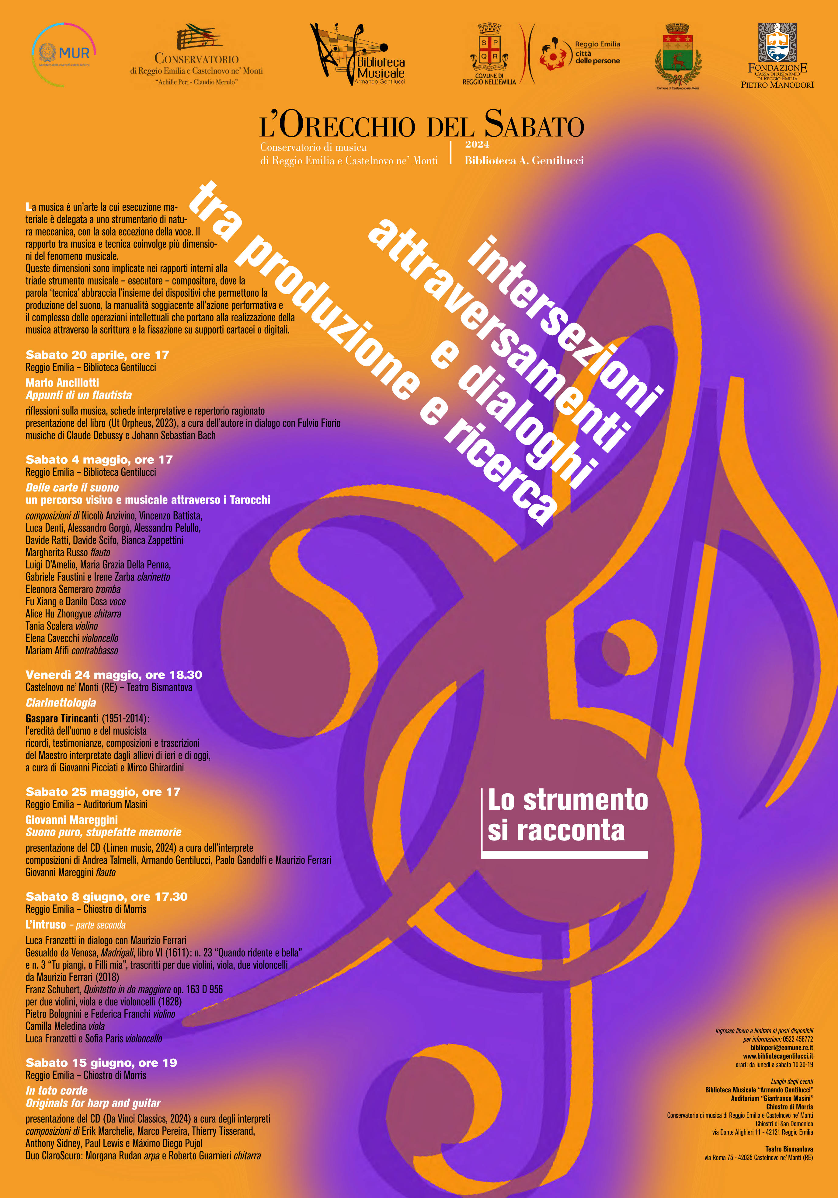 L'Orecchio del Sabato 2024