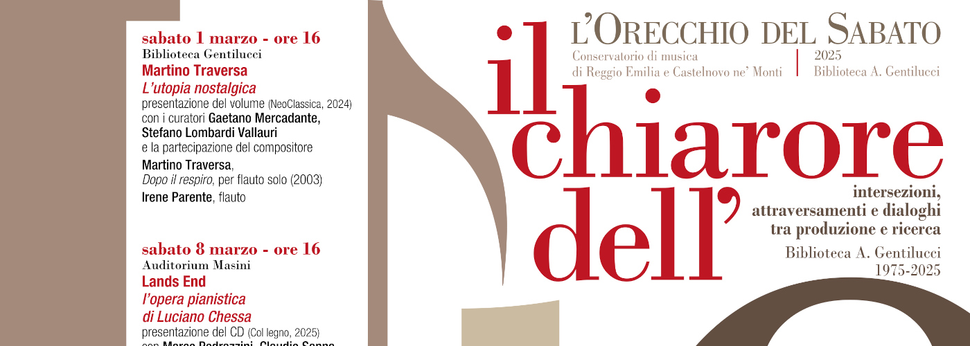 L'Orecchio del Sabato 2025. Il chiarore dell’utopia