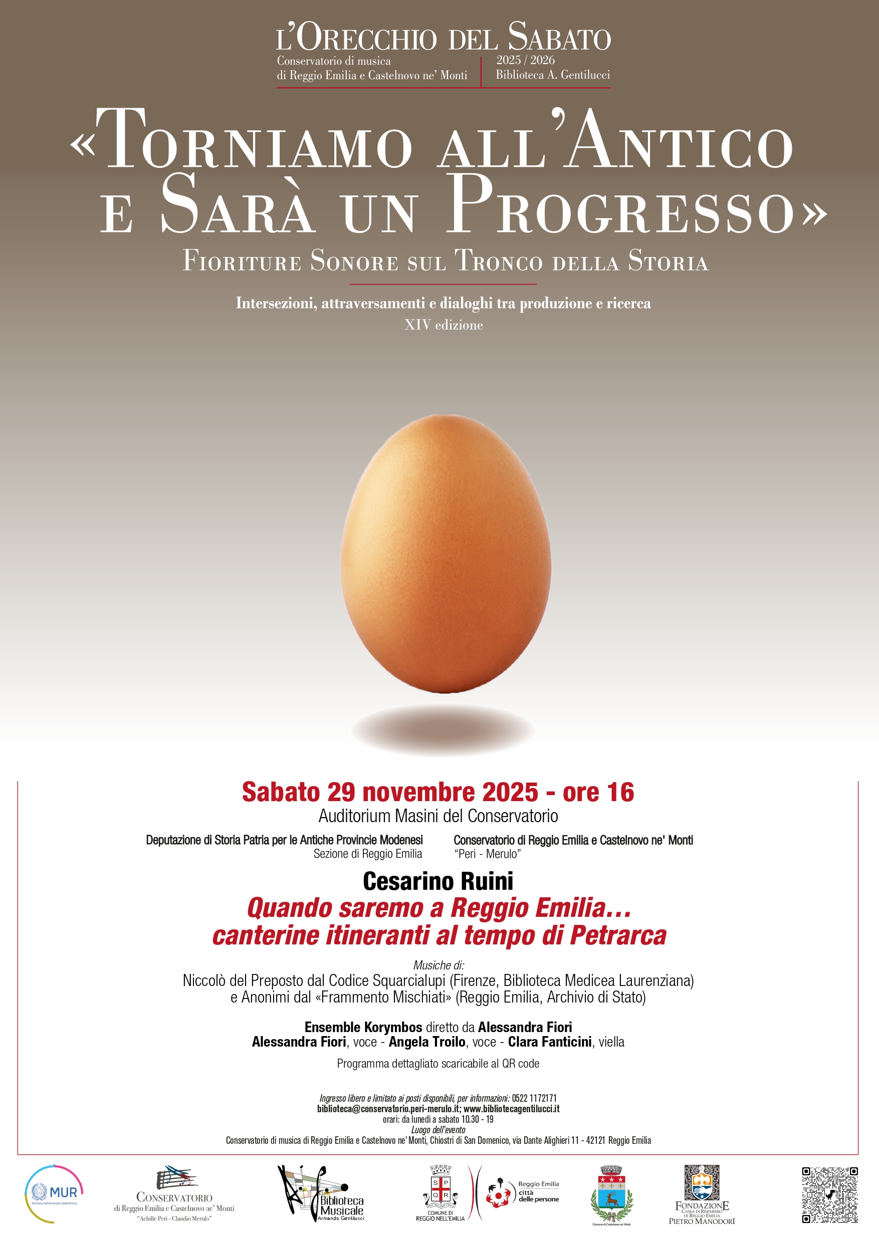 Cesarino Ruini: Quando saremo a Reggio Emilia…