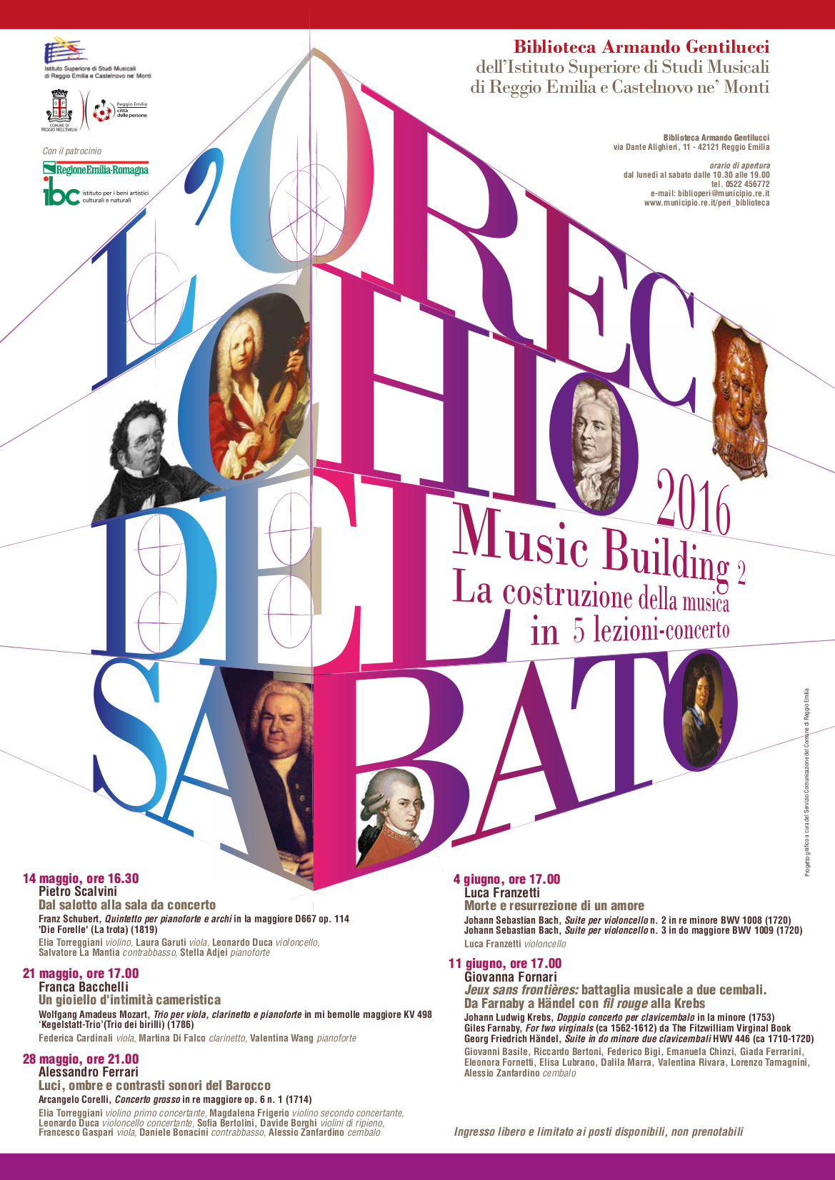 L'Orecchio del Sabato 2016
