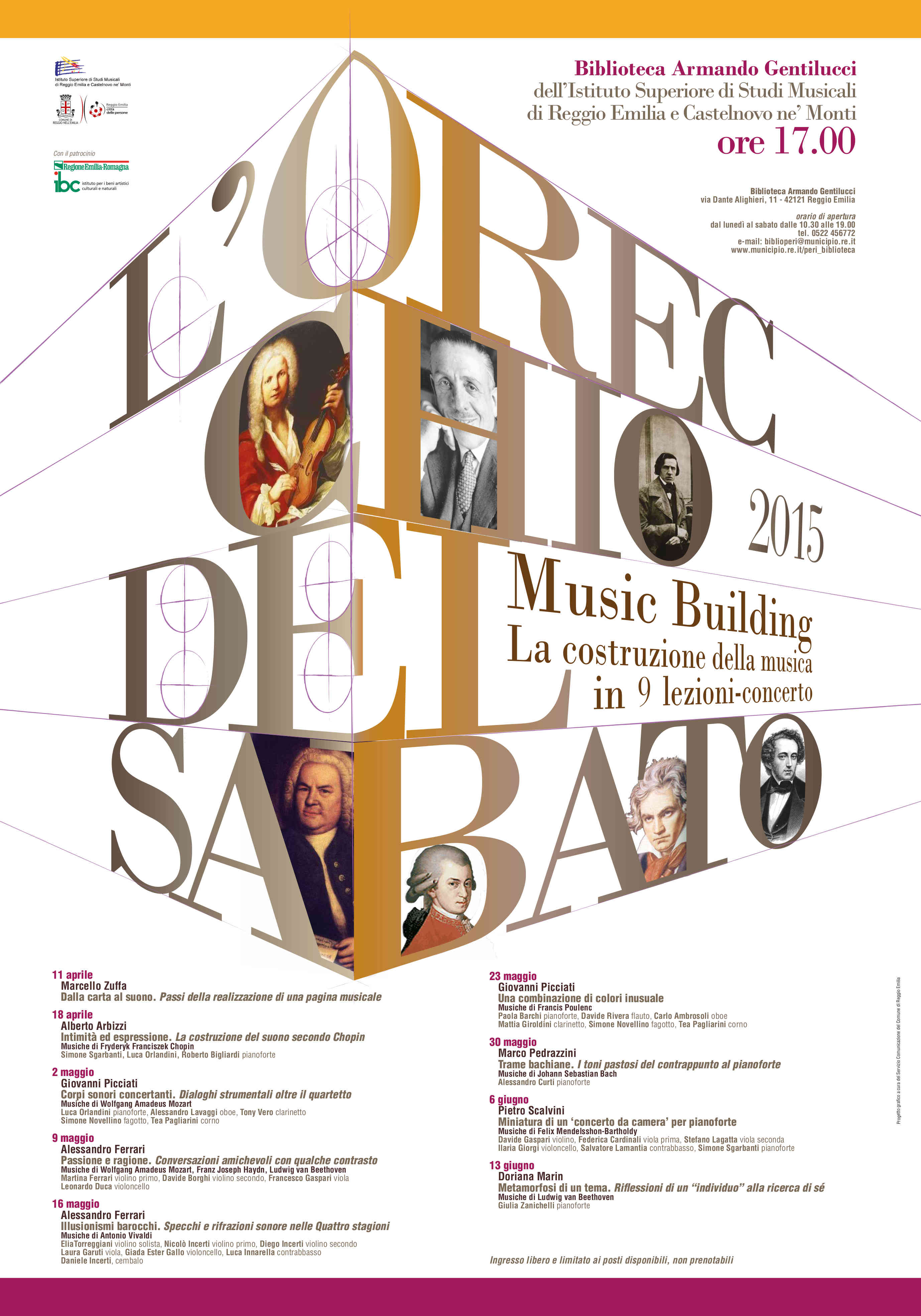 L'Orecchio del Sabato 2015