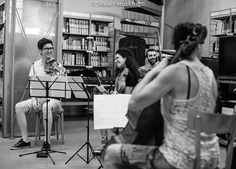 Miniatura di un 'concerto da camera' per pianoforte