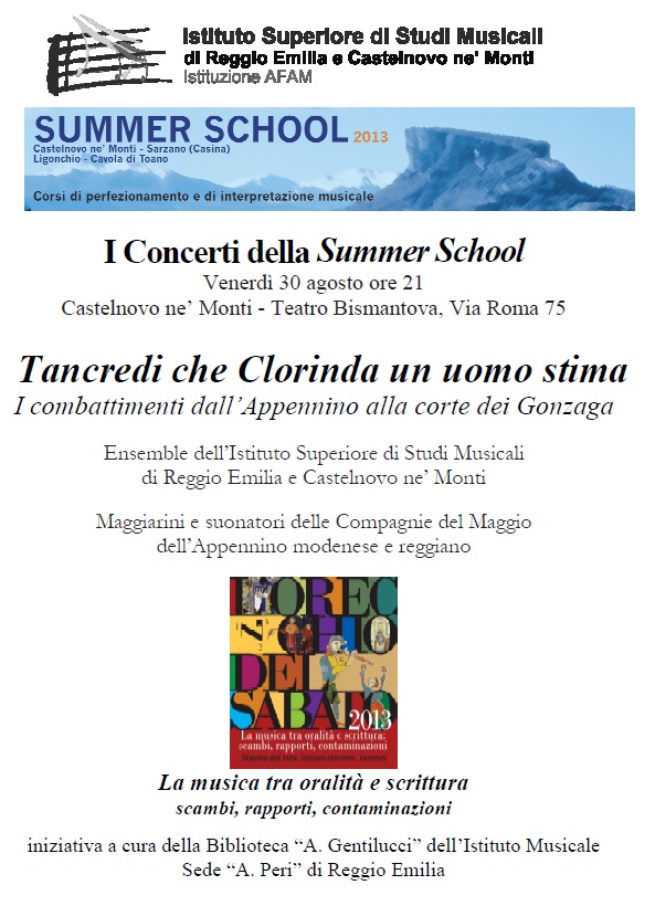 Tancredi che Clorinda un uomo stima